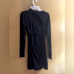 Solid Cut Out Bodycon Dress